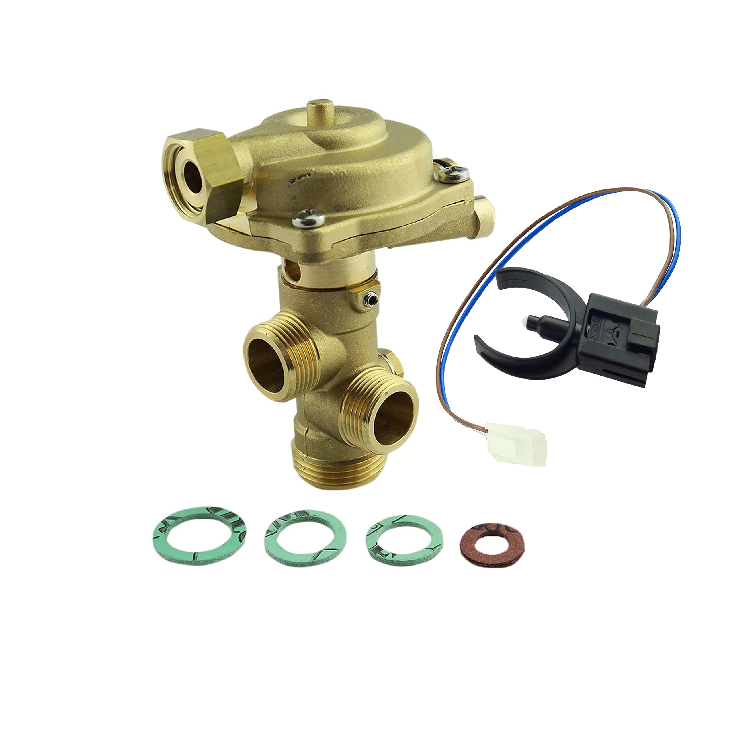 Hts Multicolour Boiler Diverter Valve Compatible With Alpha Cb28 & Cb28x & Cb24 & Cb24x & He Cb25 & He Cb33 & Cd24c & Cd32c Boiler Diverter Valve 3.012752