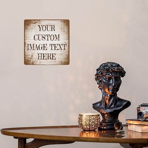 Miniatura 10 de Letreros de metal personalizados para exteriores, letreros personalizados, letrero retro personalizable, diseño de tus propios letreros vintage para