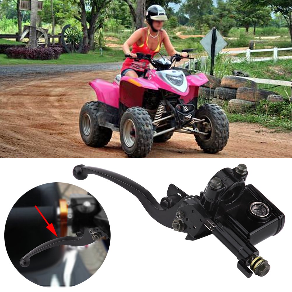 Akozon frein avant gauche maître-cylindre 7/8 "22mm avant gauche frein embrayage maître-cylindre levier pompe pour Quad Bike ATV