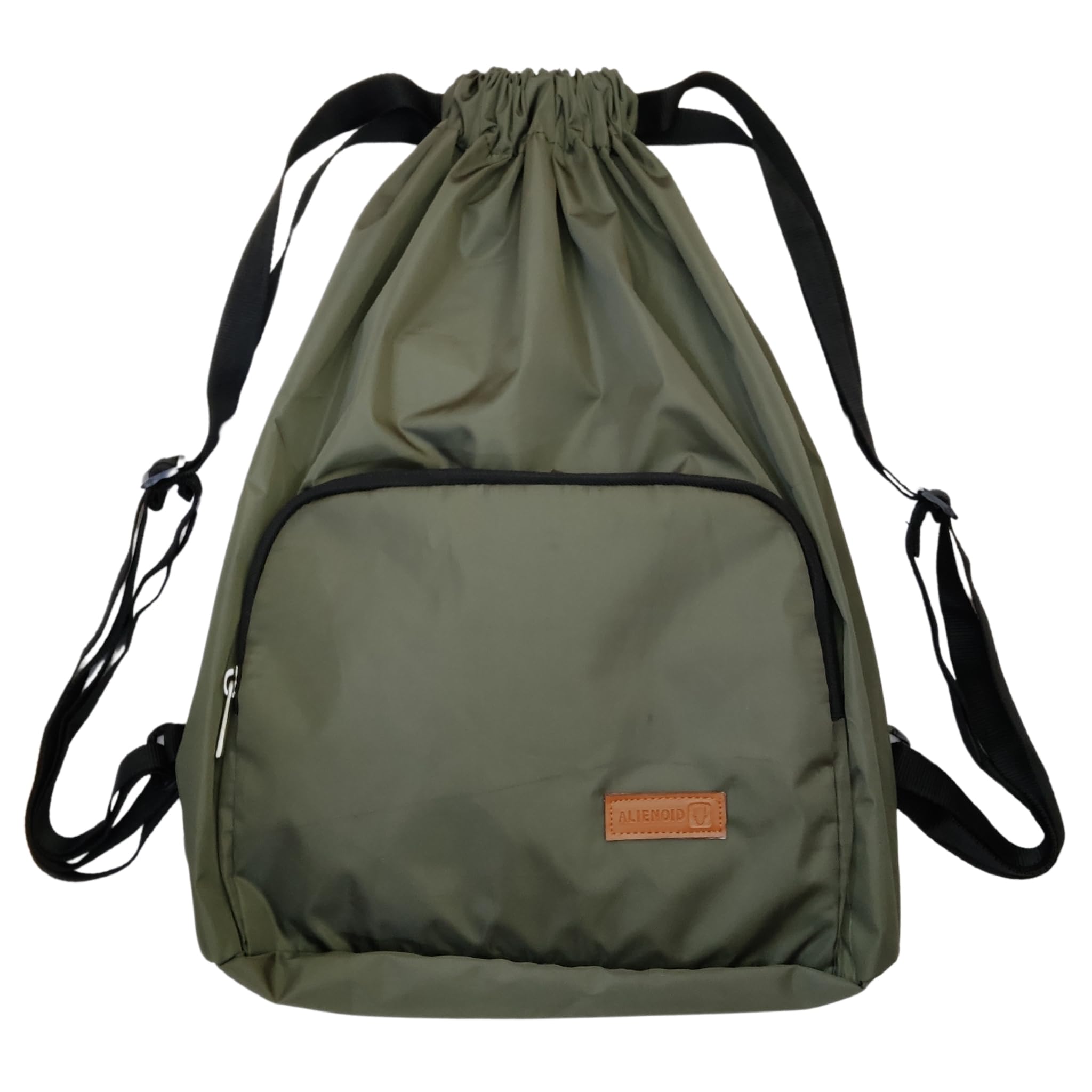 Alienoid15L Drawstring Bag | Gym Backpack for Men & Women | Draw String Bag for Sports, Football, Cycling, Swimming & More | Lightweight Drawstring Backpack for Travel & Daily Use