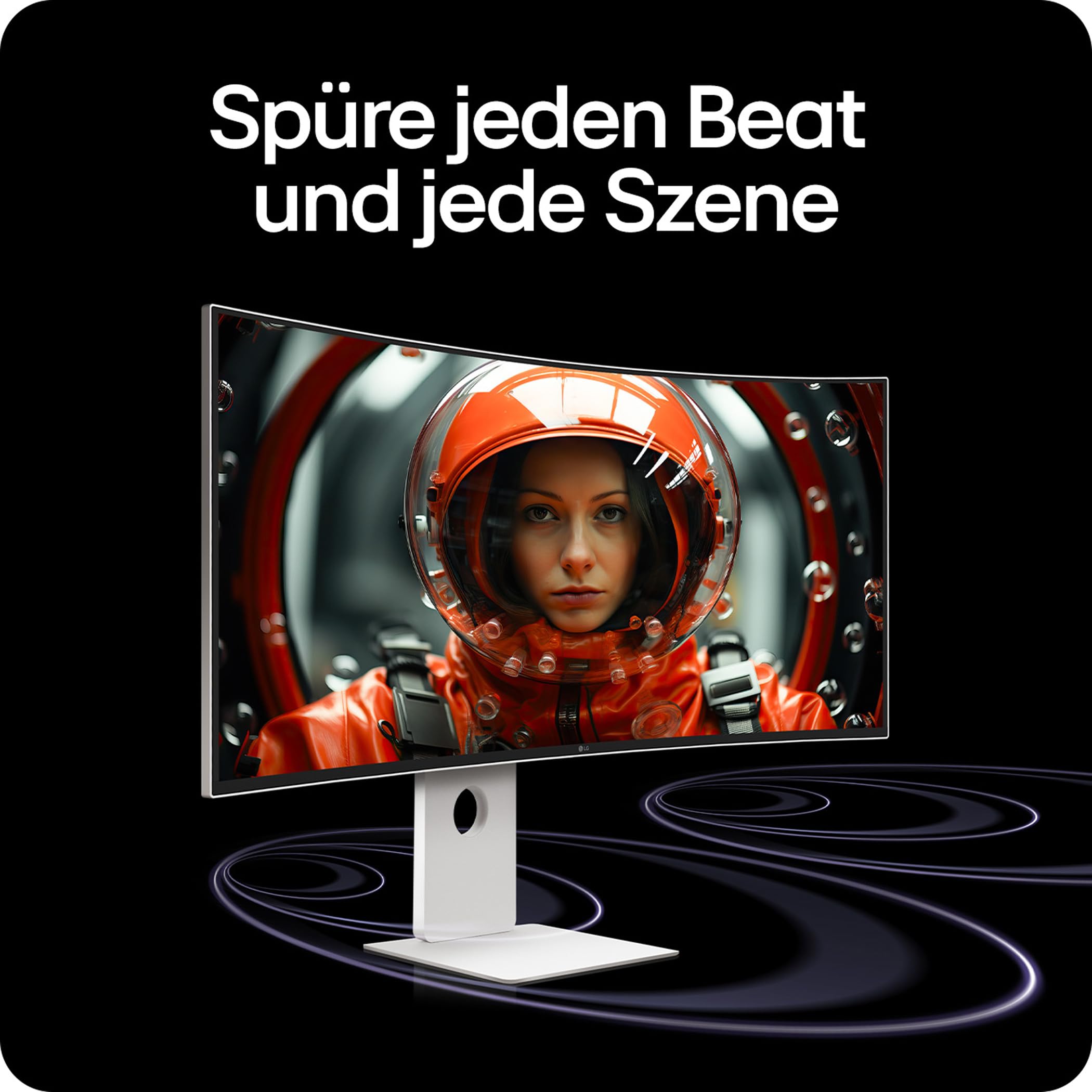 LG UltraWide 40U990A-W.AEU, 40 Zoll, 21:9 Curved 5K2K Nano IPS Black Monitor, 120Hz, AMD FreeSync Premium, DisplayHDR 600, Weiß