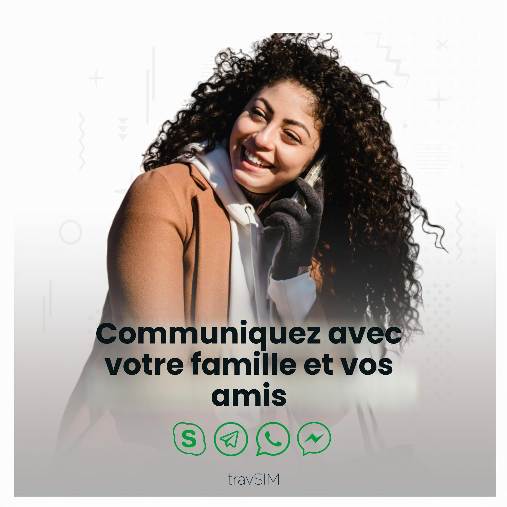 travSIM Brésil Carte SIM | 12Go de données Mobiles | Vitesses 4G/5G | Fonctionne sur iOS et Android | Le Forfait sur la Carte SIM Brésil prépayée est de 30 Jours
