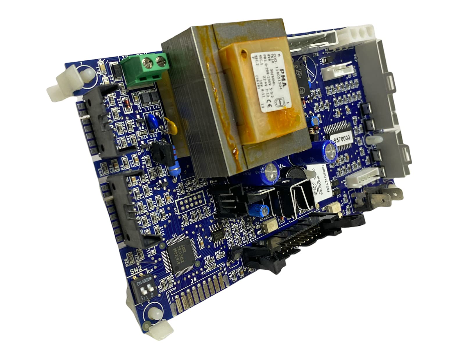 ERICAMBI, Scheda di Controllo CEZA FSECZ110P0 per Stufe a Pellet ad Aria o Idro, Sonda Fumi Fino a 600°C, Predisposta per Encoder e Debimetro, Wifi Ready