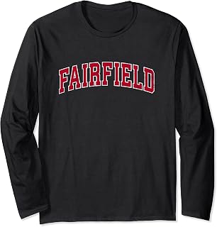 Fairfield Ohio OH Vintage Sports Design Red Design Long Sleeve T-Shirt