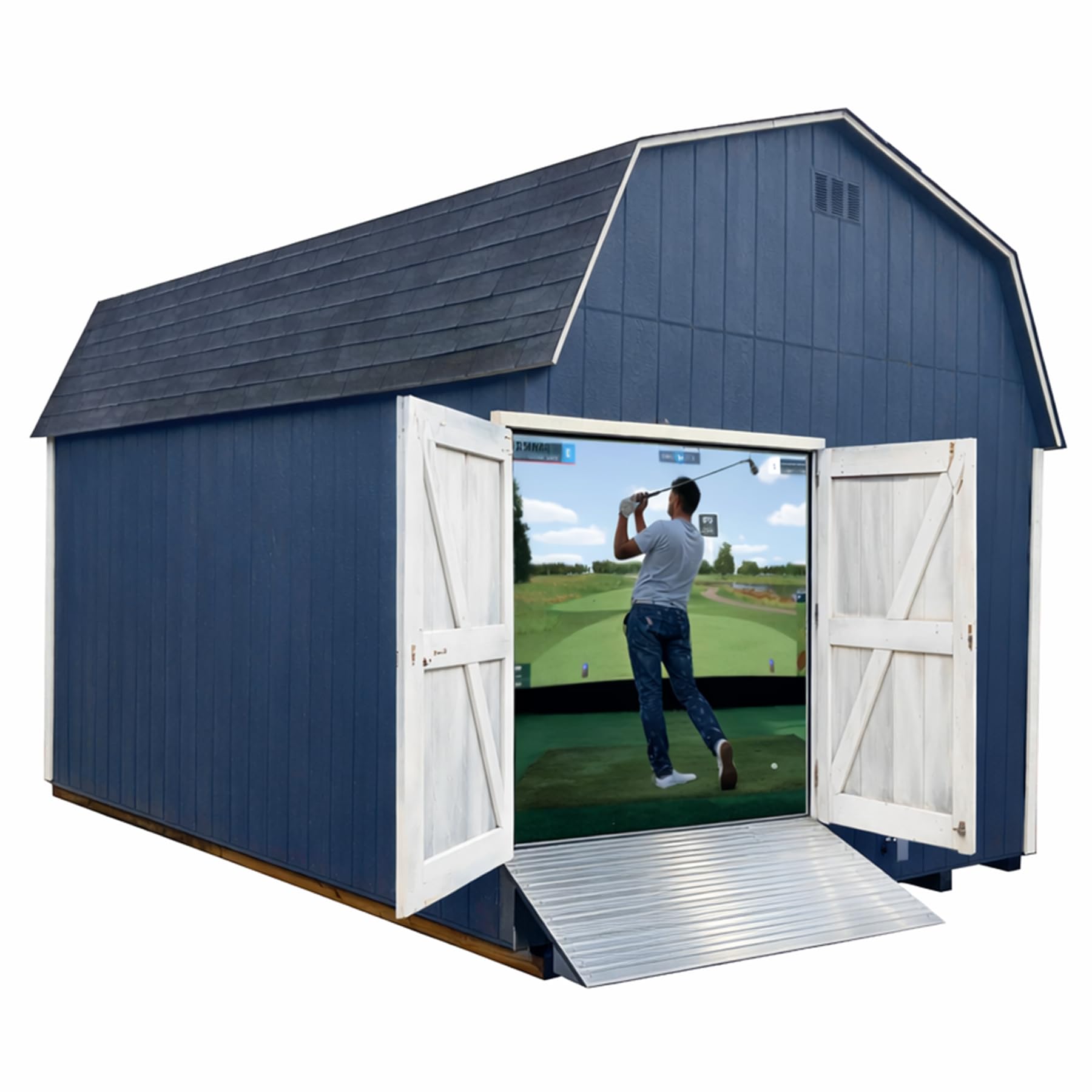 Amazon.com : IMPACT SPORTS Golf Wood Shed – Customizable Backyard