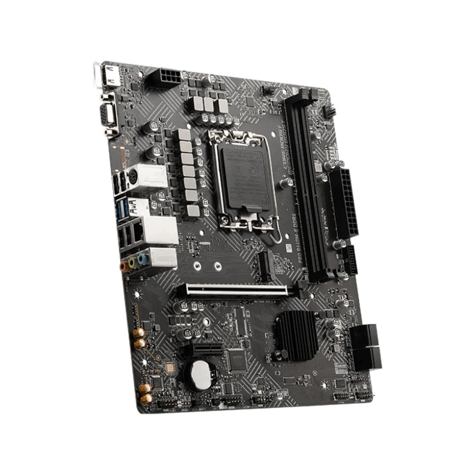 Carte Mere Carte mère Fit for MSI Pro B660M-E DDR4 Compatible i9-14900K 12900K i5-12400F 12100F CPU 4600 MHz 64 Go HDMI NVME M.2 LGA1700
