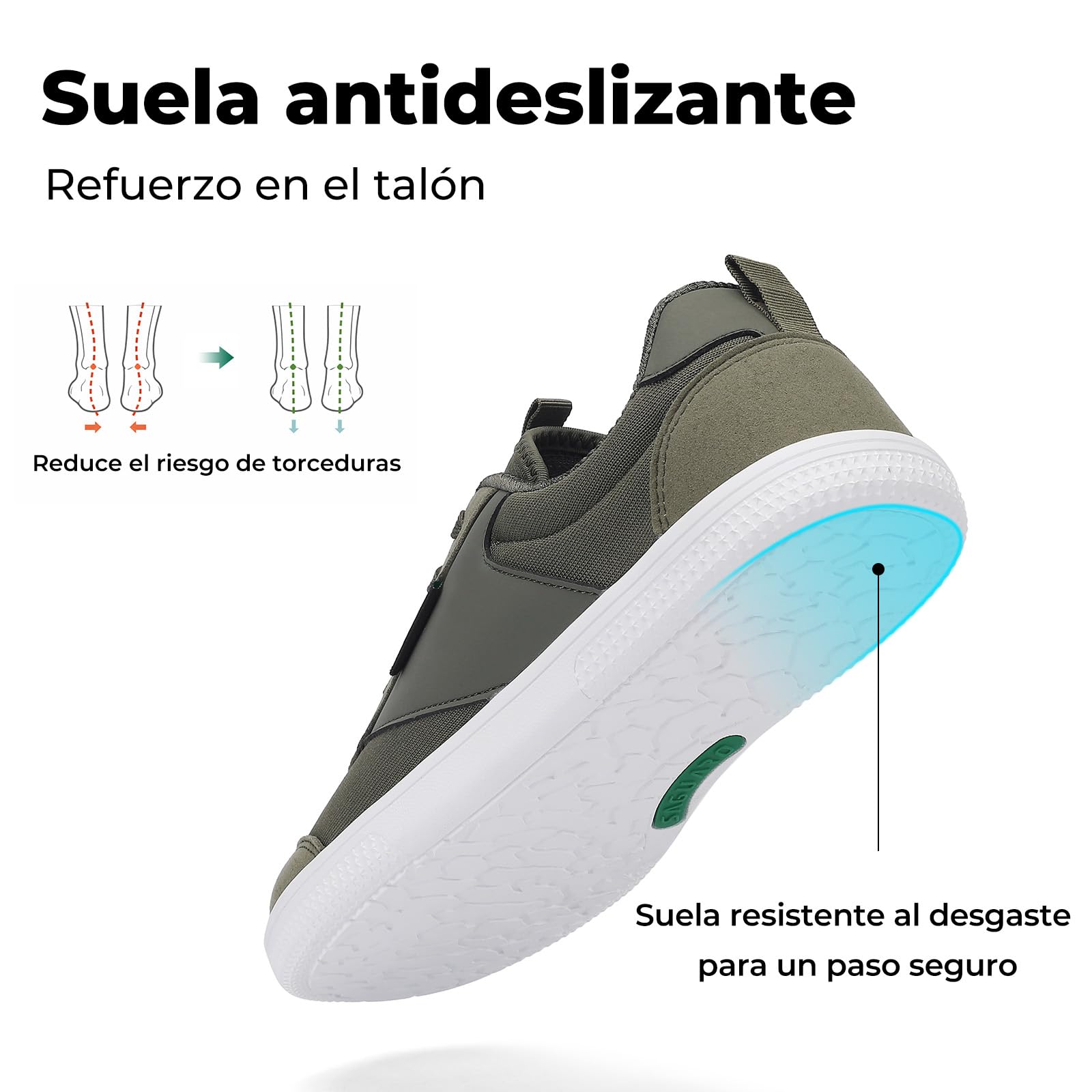 Saguaro Zapatillas Barefoot para Mujer y Hombre, Zapatos Casual con pies Anchos y caída Cero para Uso Diario, Gr.36-46