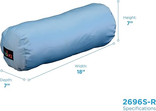 Miniatura 6 de NOVA Medical Products - Almohada de satén completo, 1 unidad (paquete de 1), color azul claro