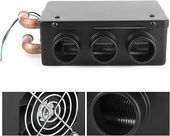 Ejoyous Car Heater, 12V 50W Fast Heating Defroster Demister 3 Hole Portable Automobile Defrost Defogger De for Auto Car Vehicle Truck
