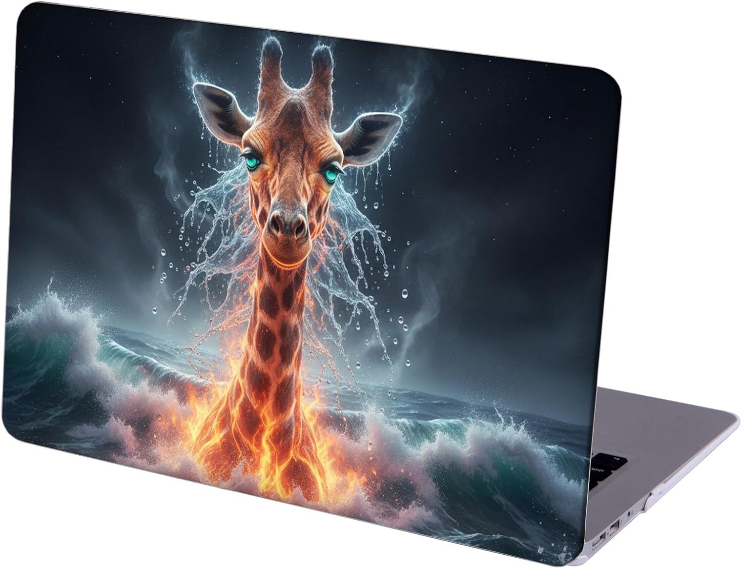 Compatible with MacBook Neo 13-inch, Hard Shell Case with Keyboard Cover and Screen Protector (A3404 A18 Pro chip, 2026 Release) - Giraffes MC22442