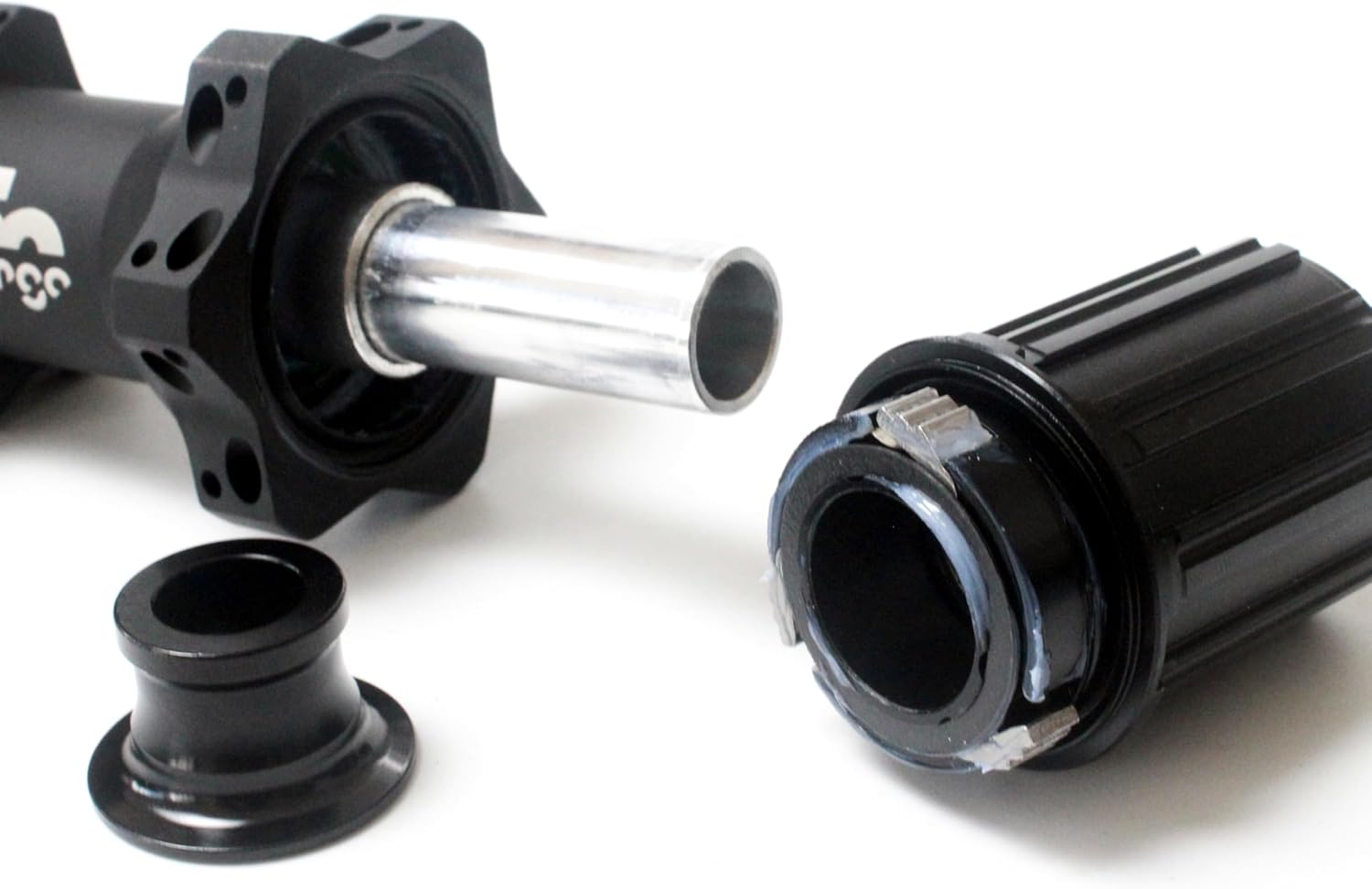 Bike Hubs Straight Pull 24 Holes Road Bike Disc Brake Hub, Quick Release/Thru Alxe HG Freehub for 8/9/10/11/12 Speed