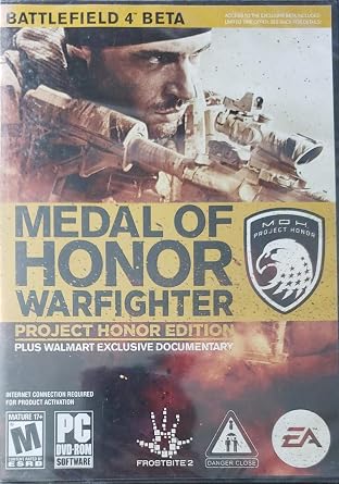 Medal Of Honor Warfighter Project Honor Edition