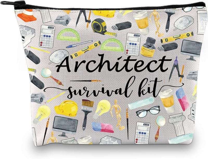 Necessaire GJTIM de lona com zíper Survival Architect 2 Bag
