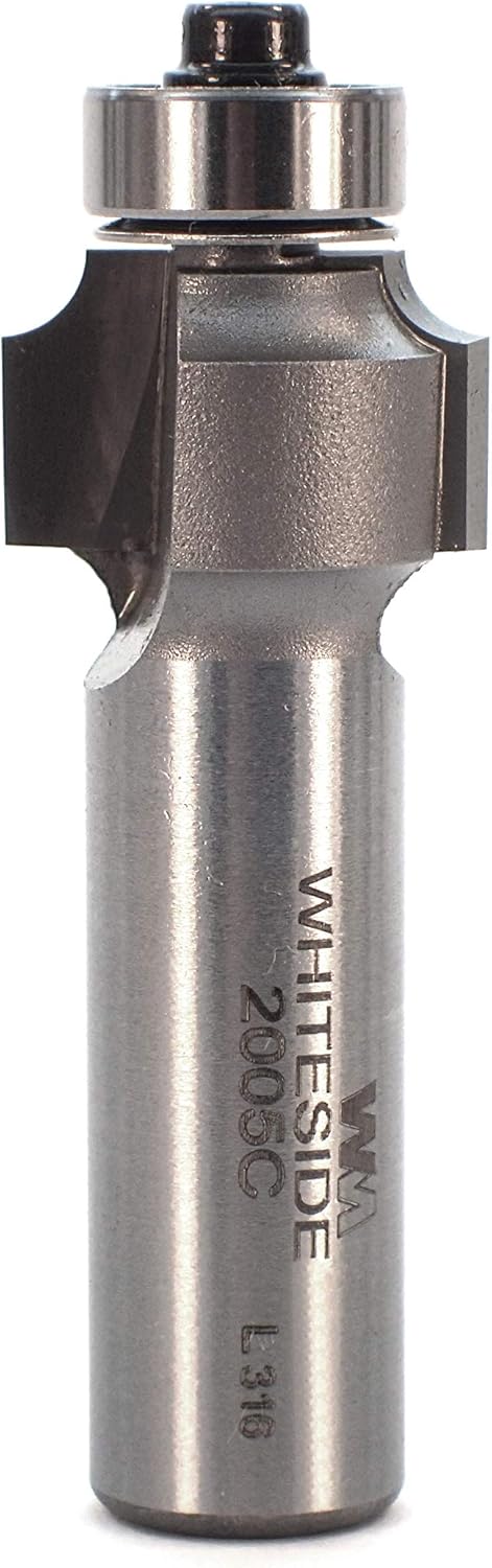 Whiteside 2005C Roundover Router Bit: 1/8 Inch Radius, 3/4 Inch Large Diameter, 1/2 Inch Shank, 1/2 Inch Cutting Length