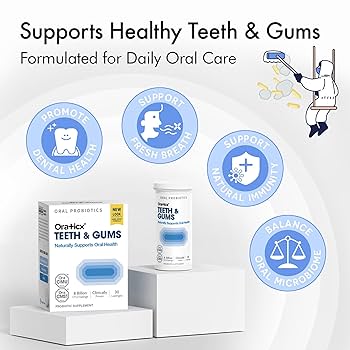 Oral−B D5015132XBK Amazon.com: SuperTeeth Chewable Dental Probiotic for Adults
