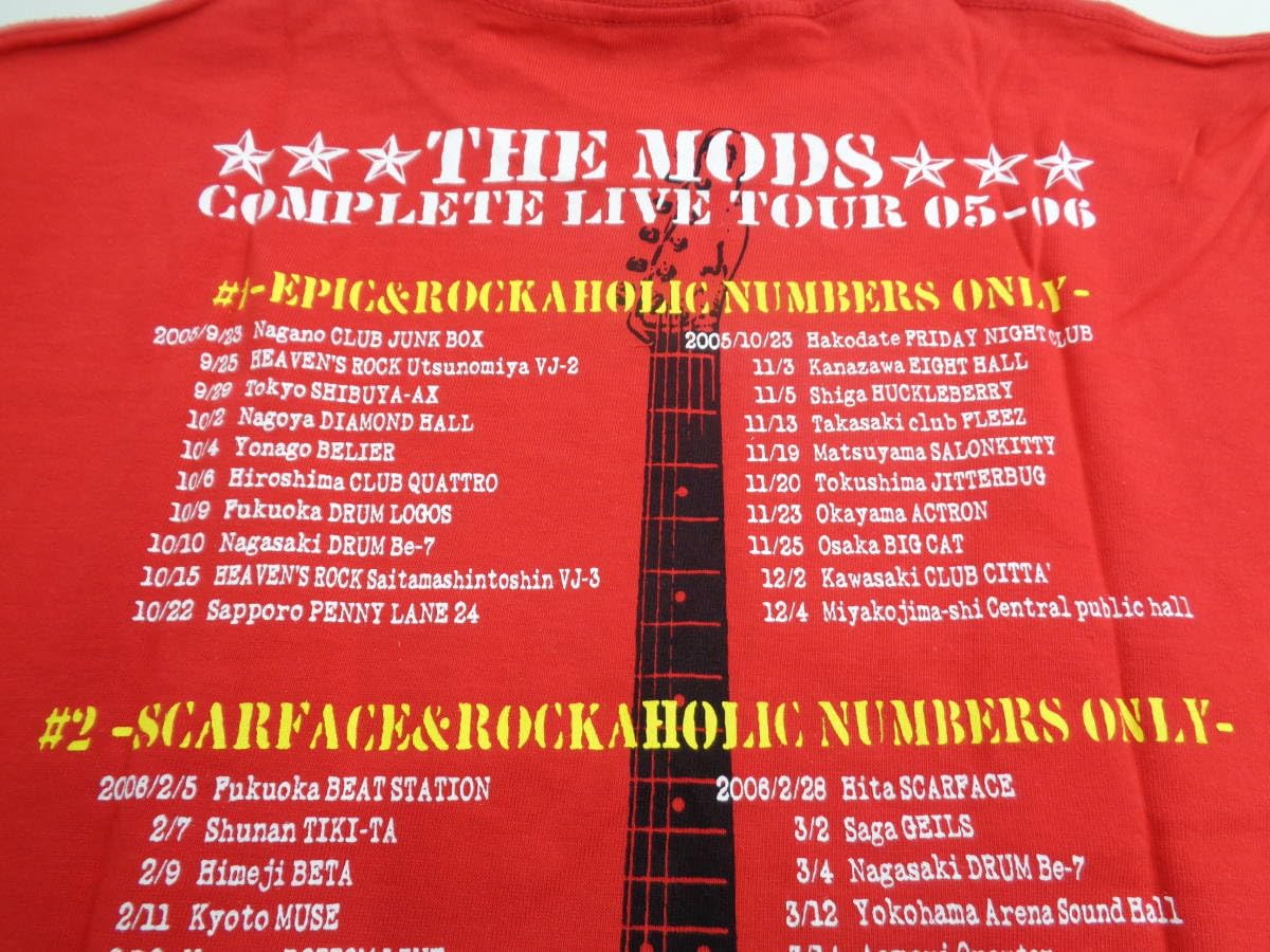 THE MODS モッズ ツアーグッズ ジャージ THE MODS × SHIELA in GATTA 