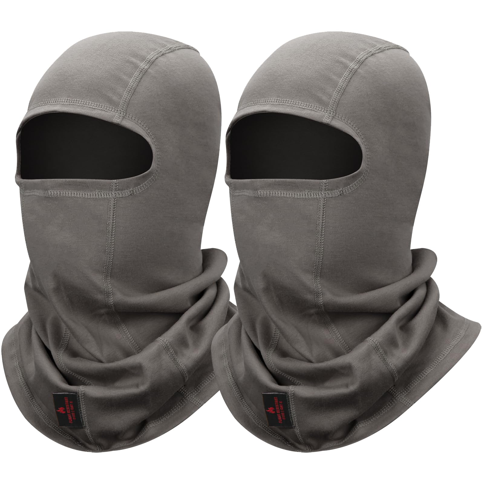 FR Face Mask for Men – Fire Resistant Balaclava Welding Head Cover, 100% Cotton Full Face Hood &amp; Neck Protector