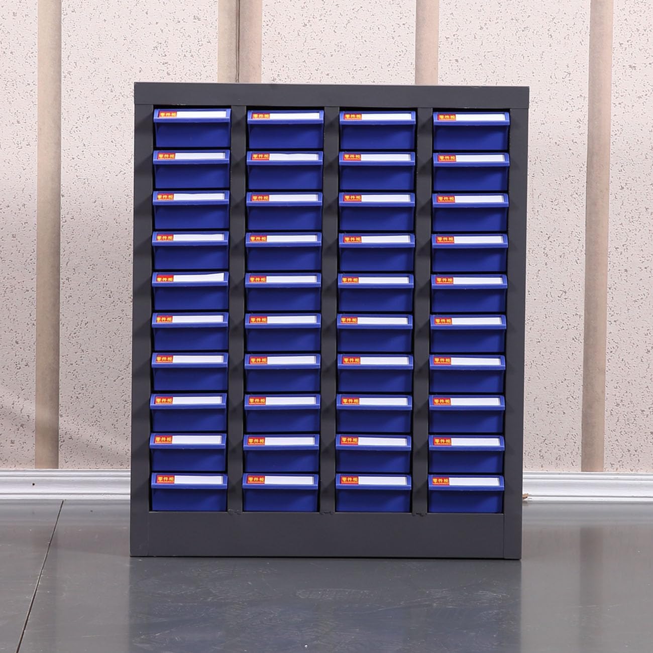 Parts Cabinet with 40 Drawers, Tool Cabinets, Parts Storage Cabinet, Drawer Parts Storage Hardware and Office Supplies