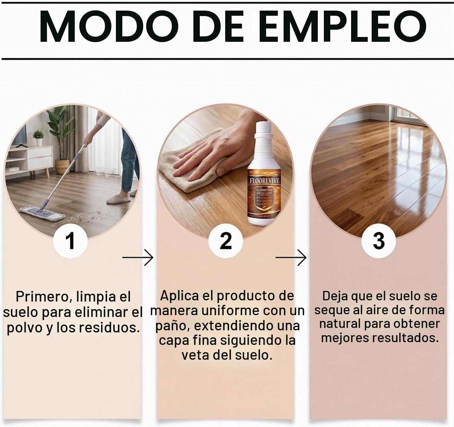 Floorevive Profesional Floor Restorer Cera Para Suelos De Alto Contenido En Sólidos
