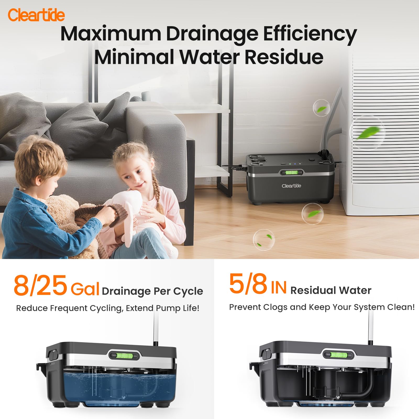 Ultra-Quiet Condensate Pump - 25dB HVAC Pump -7 Ultra-Quiet Condensate Pump - 25dB HVAC Pump -7