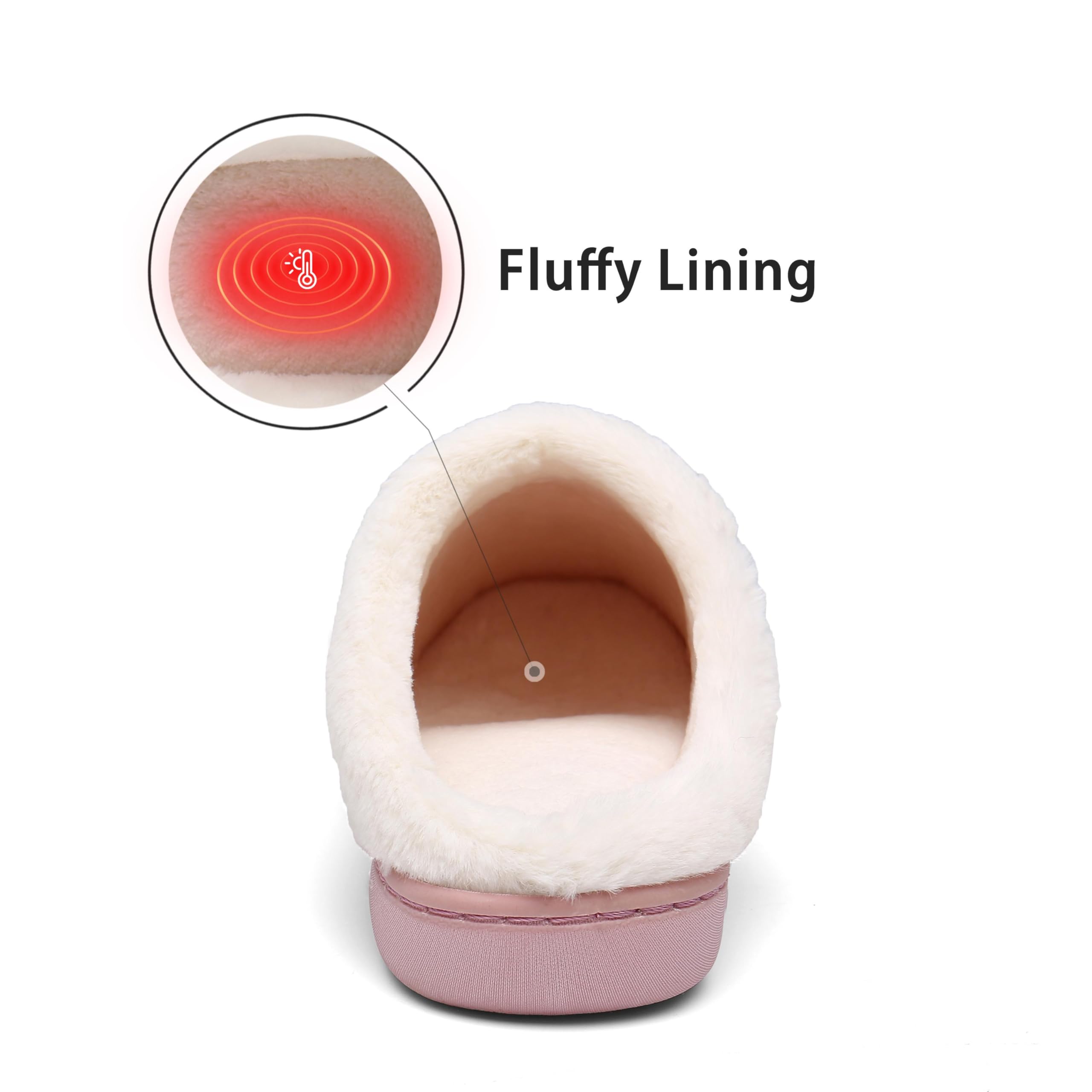 Mishansha Pantofole Donna Uomo Memory Foam in Caldo Cotone Scarpe da Casa