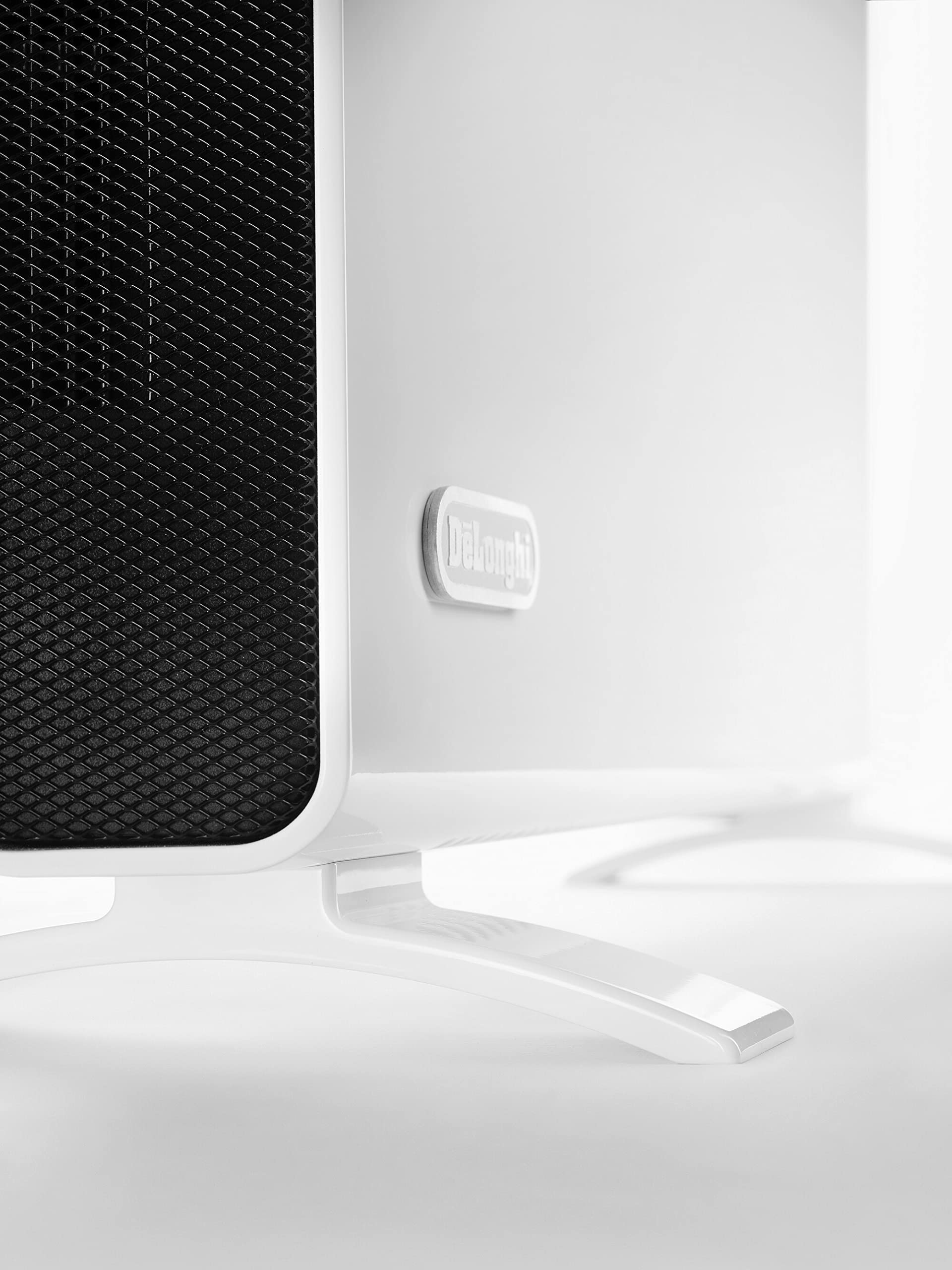 De'Longhi Slim Style HCX 3220 FTS – smukły termowentylator o mocy grzewczej 2000 W, funkcja ochrony przed zamarzaniem i opcjami transportu