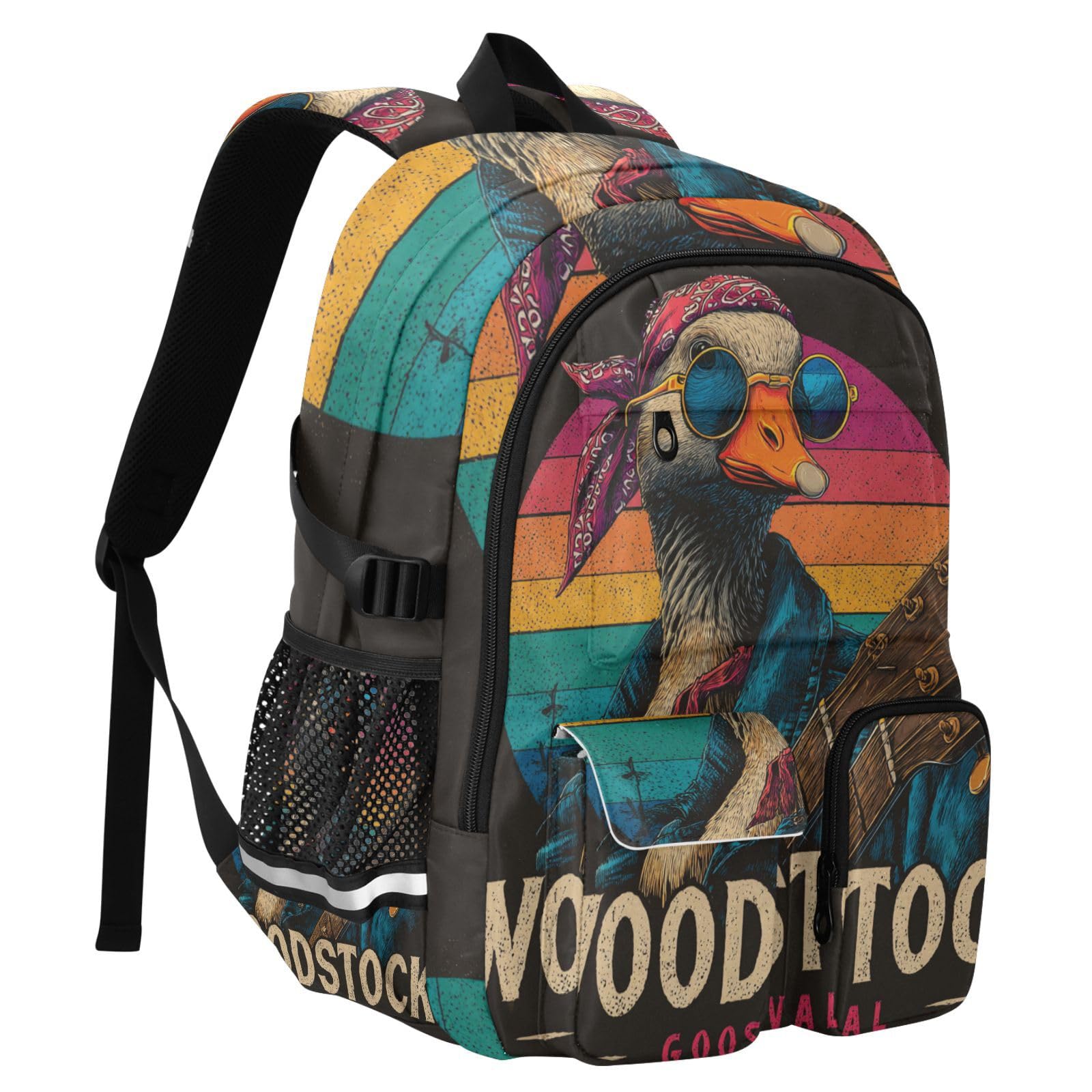 Grand sac à dos de voyage à bascule pour homme et femme - 44,5 cm - Sac à dos pour le travail et les affaires