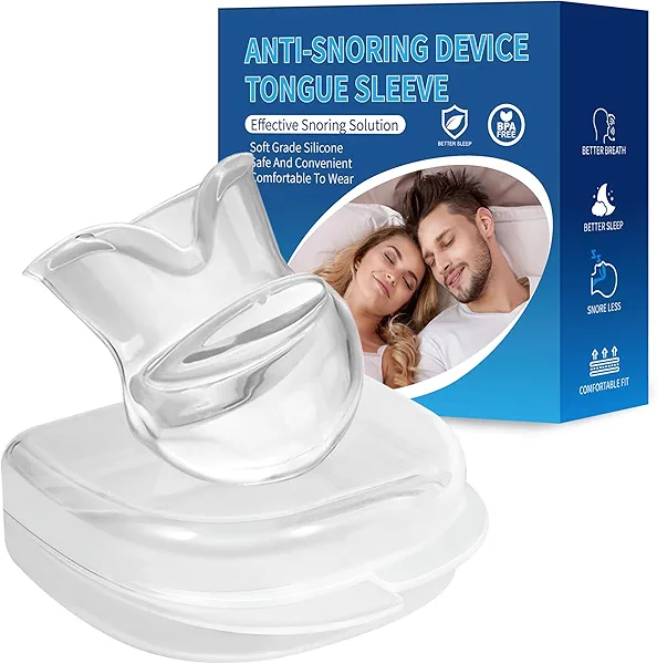 Snoring Solution - Anti Snoring Device Mouthpiece Mouth Guard for Men and Women, Snoring Devices Retaining Snore Solution - HS02