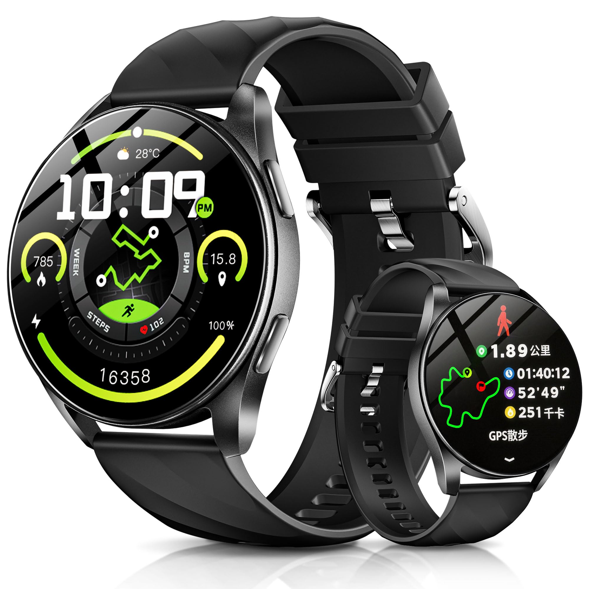 Amazon | 【2026年コスパ最高 GPS内蔵&水泳防水】LEEWIN V2スマート