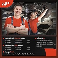Vista 2 de A-Premium - Soporte y piñón de dirección asistida hidráulica compatibles con los modelos RWD Chevrolet y GMC - Silverado 1500, Sierra 1500, 1999