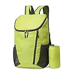 DOVO Hiking Backpack, Waterproof and Wear-resistant Lightweight Backpack Packable,Outdoor Travel Camping Daypack Foldable-GREEN