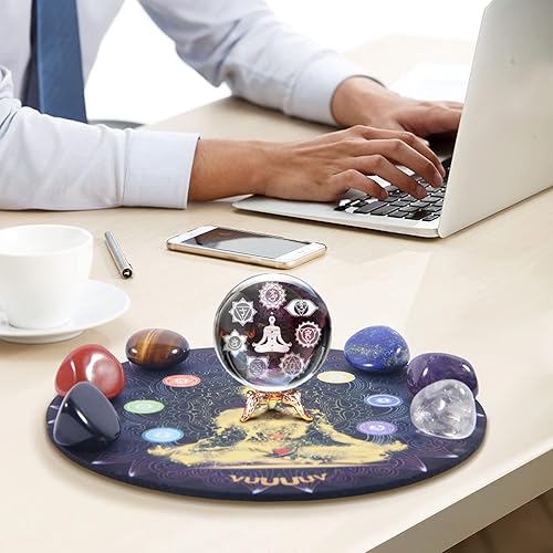 Miniatura 8 de vuUUuv - Juego de piedras de chakra  Cristales curativos Reiki para curación meditación equilibrio de chakras o ritual