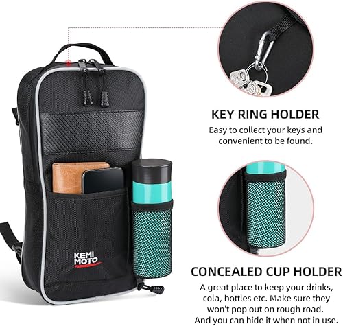 Miniatura 5 de KEMIMOTO Bolsa de almacenamiento UTV, bolsa central UTV compatible con Talon 1000R 2019+ 1000X 2020+ 1000X-4 1680D alta densidad resistente al agua