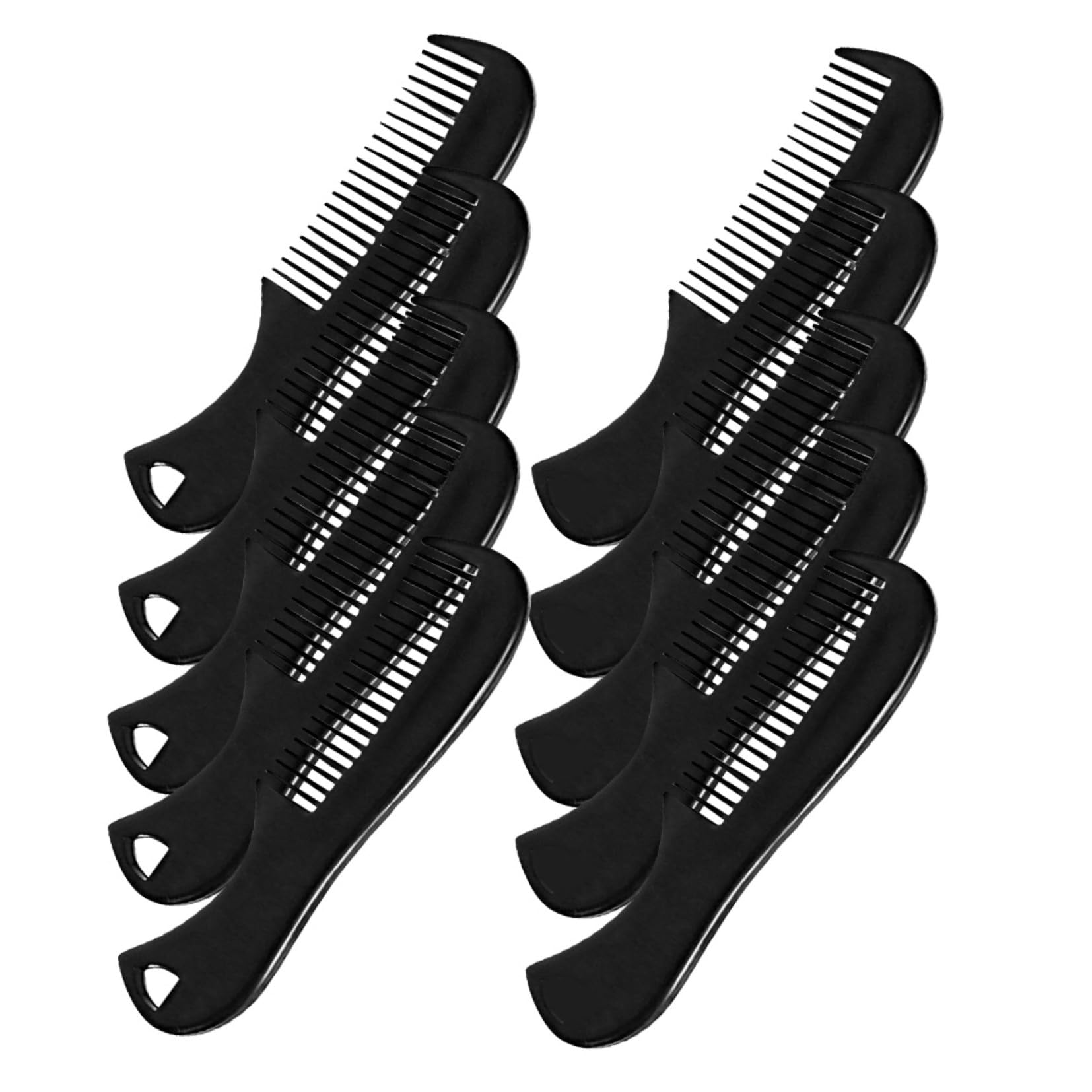 FRCOLOR 5 Juegos De Peines Para Barba Para Hombre Peine Para El Cuidado De La Barba Accesorio De Viaje 10 Unidades X 5