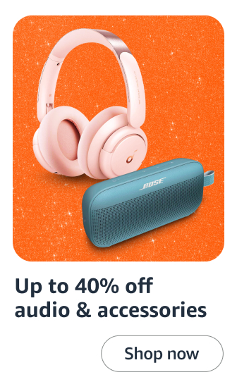 Up to 40% off audio & accessories