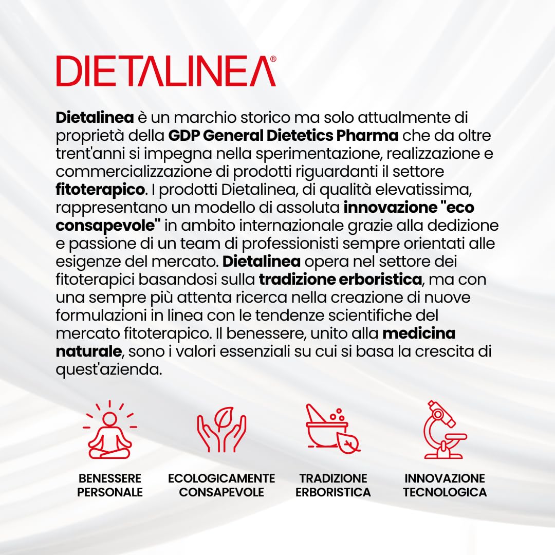 Dietalinea BKal - 45 Compresse | Con Cromo, Chitosano, Gymnema Sylvestre, Finocchio e FOS | Benessere Digestivo e Metabolismo | Senza Glutine e Lattosio