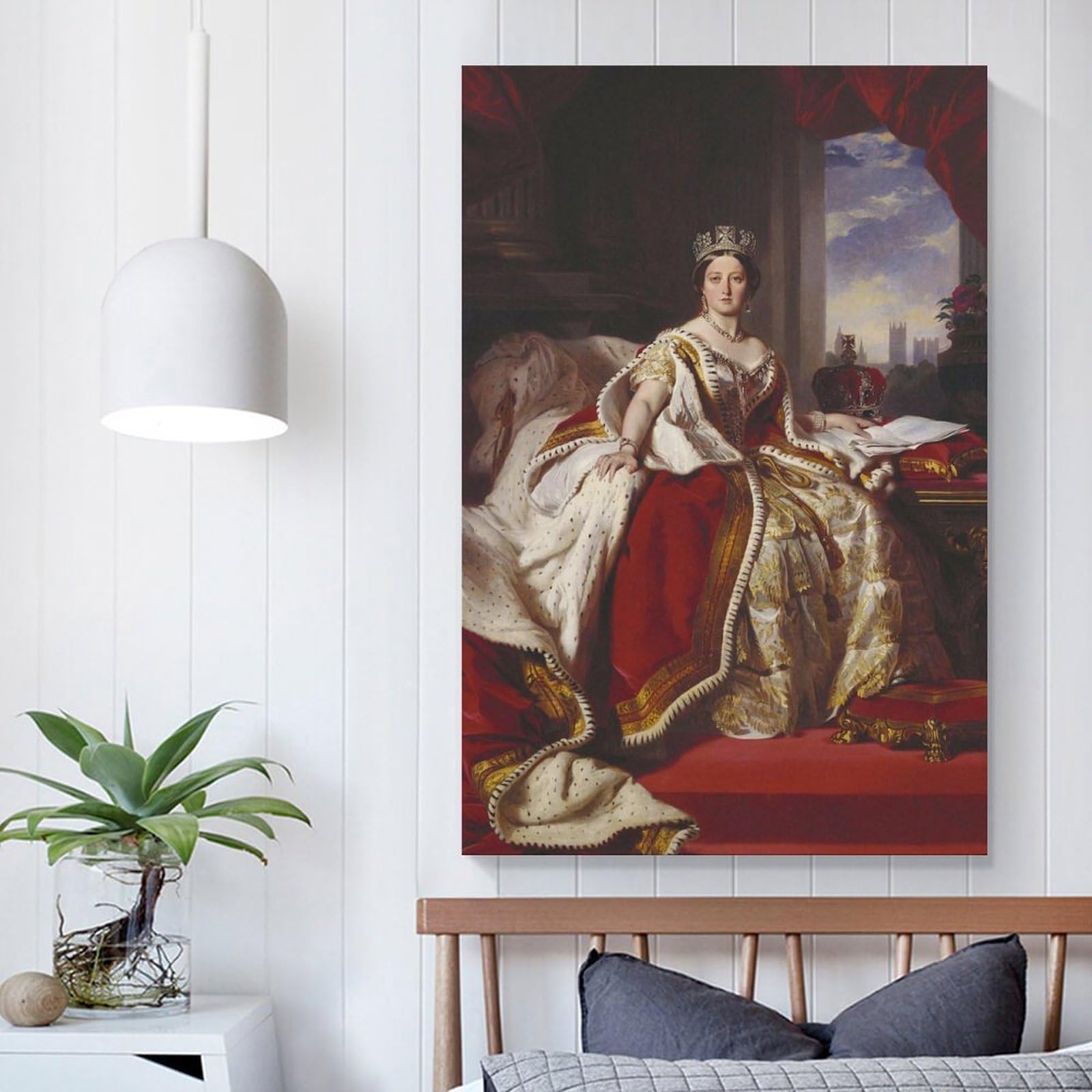 Amazon.com: Franz Xaver Winterhalter Art Poster Queen Victoria