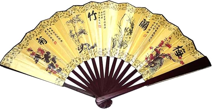 【超貴重品】漢詩入り 風景画と書道の扇子 多幸屋 雑貨店 中国工芸品・民芸品・飾り物・切絵等の販売・卸売り