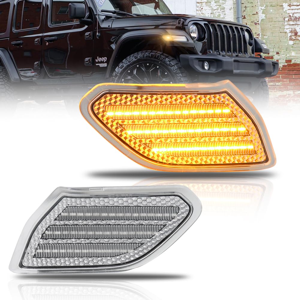 Amazon.com: OFFKAT Front Fender Side Marker Lights [3 Light Beads