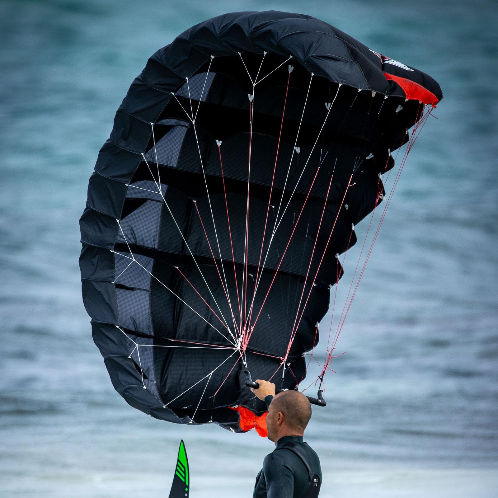 F2 Parawing Move Pro Wingfoil Wing Kitesurfing Größe wählbar Schwarz 2025