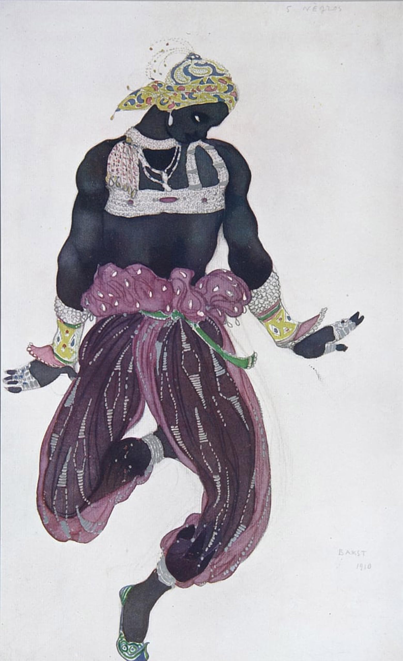POSTERIIk Famous Modern Artwork Art Mural Canvas Painting Picture for the Ballet Poster by Leon Bakst Oil Paintings Pictures for Home Decor 60x90cm