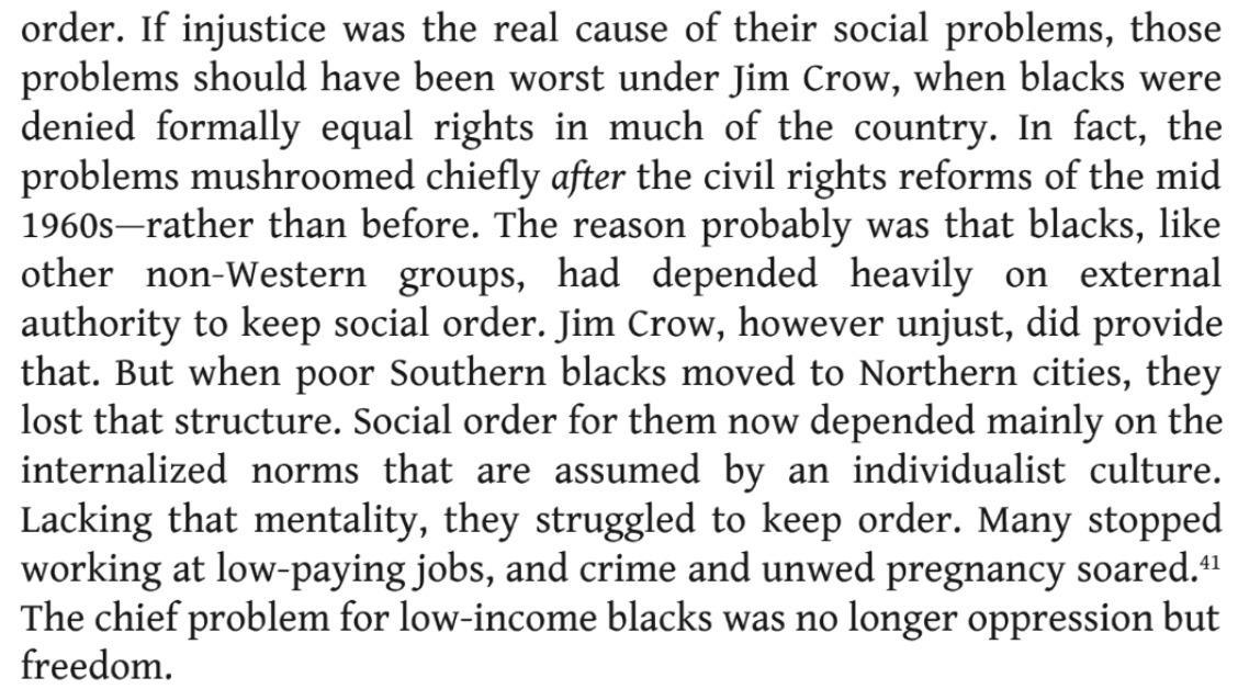 This author advocates for white supremacy.