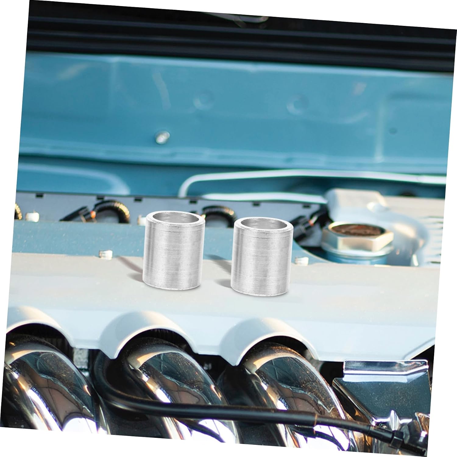 PRETYZOOM 2pcs Aluminum Car Engine Timing Cover Dowel Pins Set for Replacement Timing Tool Kit