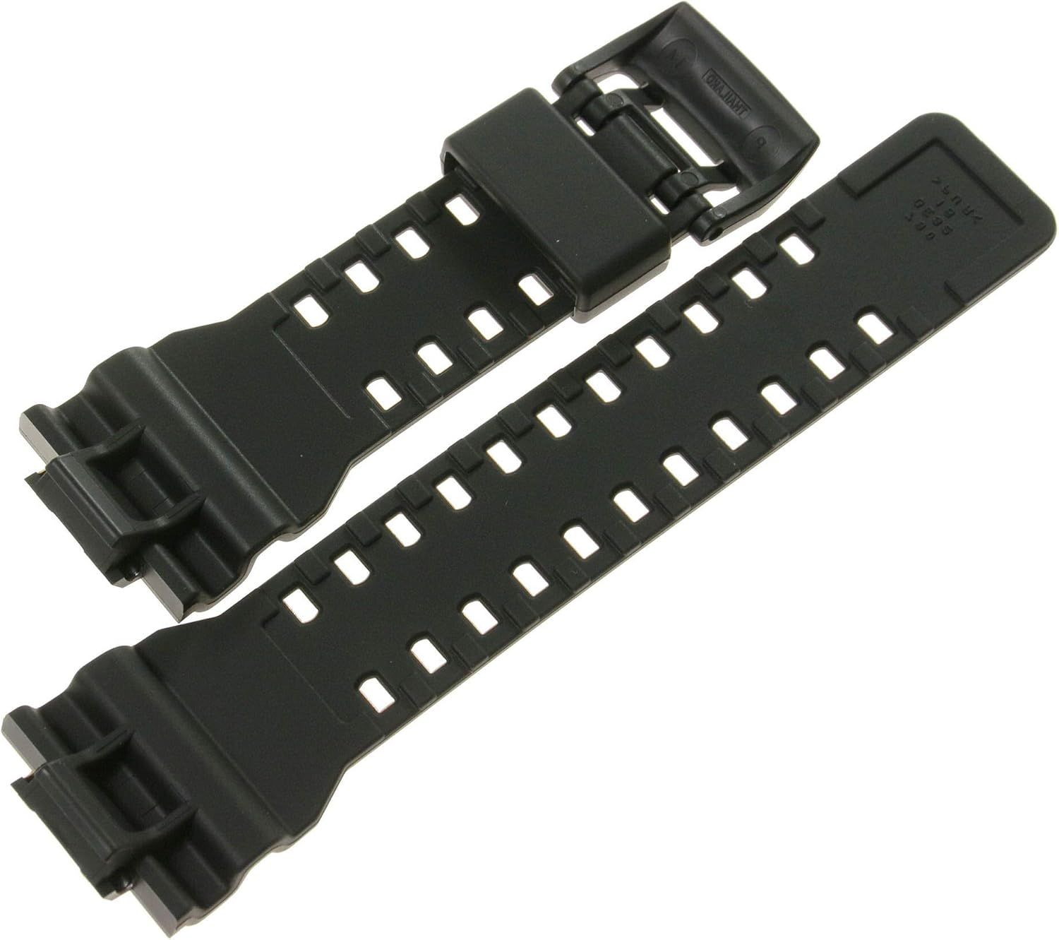 Casio 10536683 Genuine Factory Replacement Black Rubber Watch Band fits GA-700-1A GA-700-1B