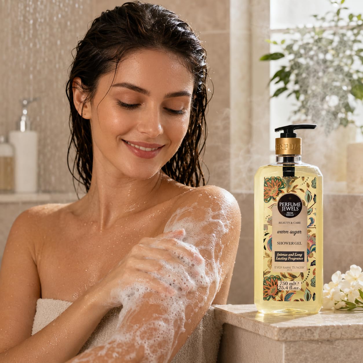 Eyüp Sabri Tuncer Pj Duş Jeli Warm Sugar 750 Ml Pet Şişe
