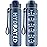 QLUR Water Bottle with Straw, 32oz Motivational Water Bottles with Time Marker to Drink, Tritan BPA Free, 1L Sports Water Bottle with Carry Strap LeakProof for Women Gym Fitness Outdoor (1 Pack)