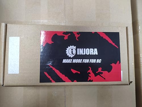 Miniatura 8 de INJORA Carcasa de distancia entre ejes de 6.10 pulgadas, kit de cuerpo de techo rígido ABS con parachoques delantero trasero para chasis TRX4M