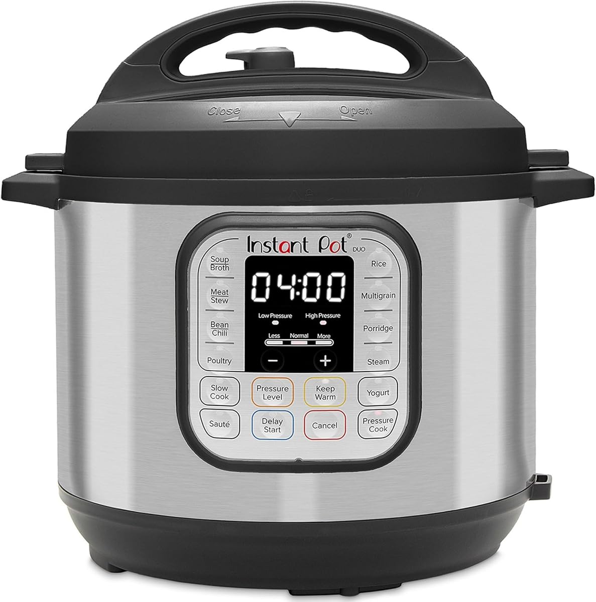 Instant Pot Duo 7-in-1 Electric Multi-Cooker 5.7L - Brushed Stainless Steel, Large Pressure Cooker, Slow Cooker, Rice Cooker, Sauté, Yoghurt Maker, Food Steamer Pot and Food Warmer, Dishwasher Safe