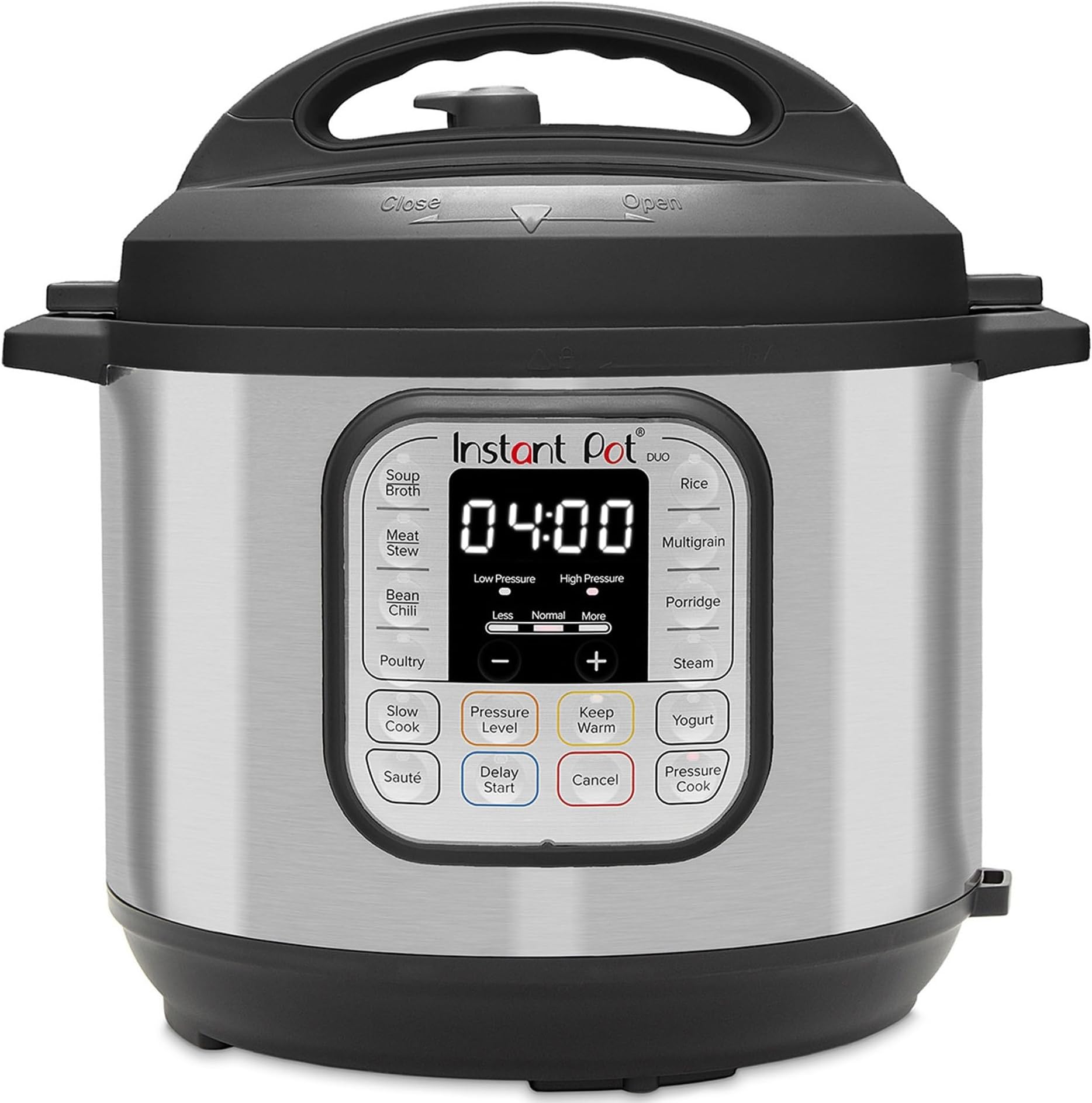 Duo 7-in-1 Electric Multi-Cooker 5.7L - Brushed Stainless Steel, Large Pressure Cooker, Slow Cooker, Rice Cooker, Sauté, Yoghurt Maker, Food Steamer Pot and Food Warmer, Dishwasher Safe