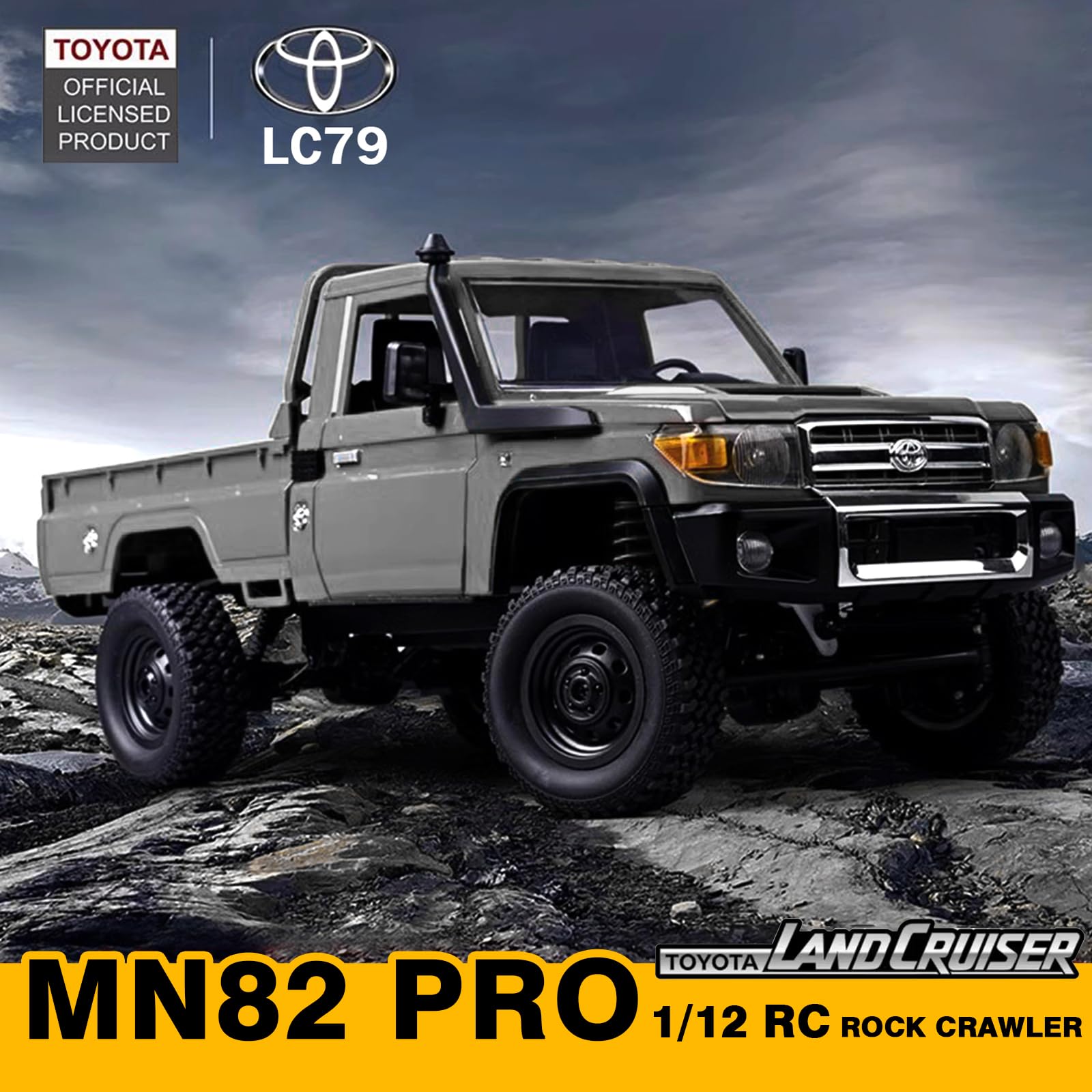 Amazon.com: ARRIS MN82 PRO 1/12 Toyota LC79 RC Rock Crawler 4WD